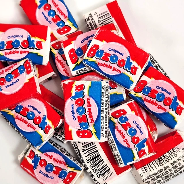 RARE VINTAGE 1995 Bazooka Joe Bubble Chewing Gum Comic Wrapper 20