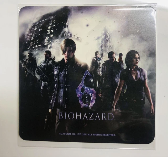 CAPCOM BAR RESIDENT Evil Coaster Leon Chris Jake Ada Bonus £79.93 ...