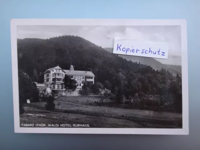 AK Tabarz (Thür. Wald) Hotel Kurhaus vom 21.4.1933