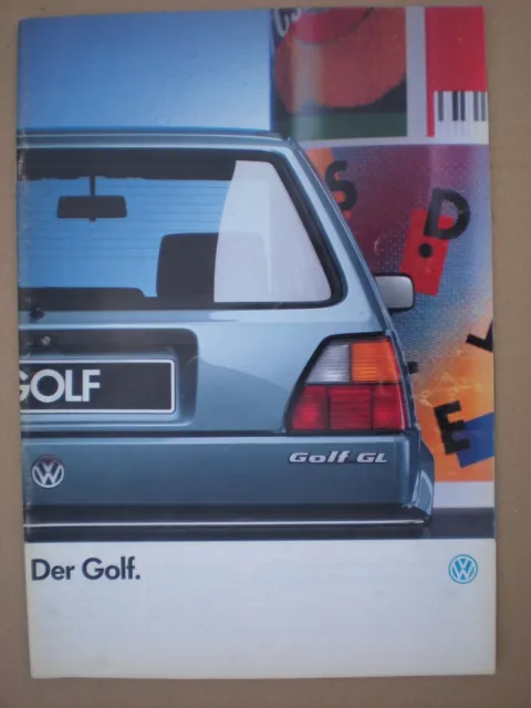 VW golf GL Brochure Catalogue 36 pages en allemand TBE