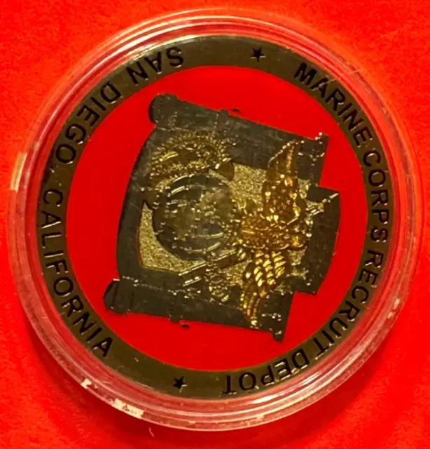 Marine Corps Recruit Depot (MCRD) San Diego First Battalion Challenge Coin Token