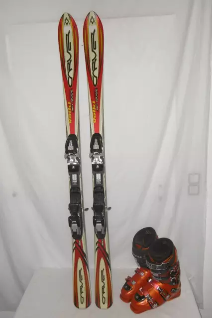 Völkl Ski " Brave " Top Allround Carver 158 Cm + Skischuhe Gr: 41 Im Set.