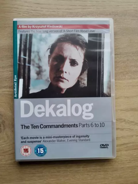 Dekalog The Ten Commandments Parts 6-10 DVDs Very Good Condition