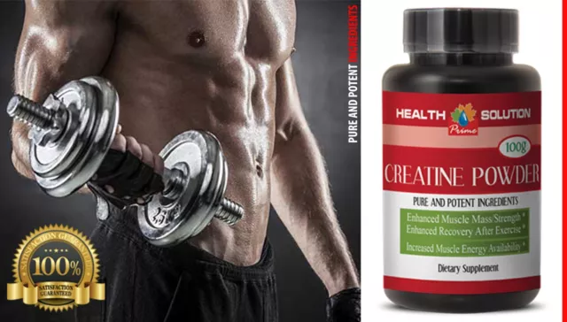 Muscle Supplements - CREATINE POWDER 100g - Post Workout - Sport 1 Bottle