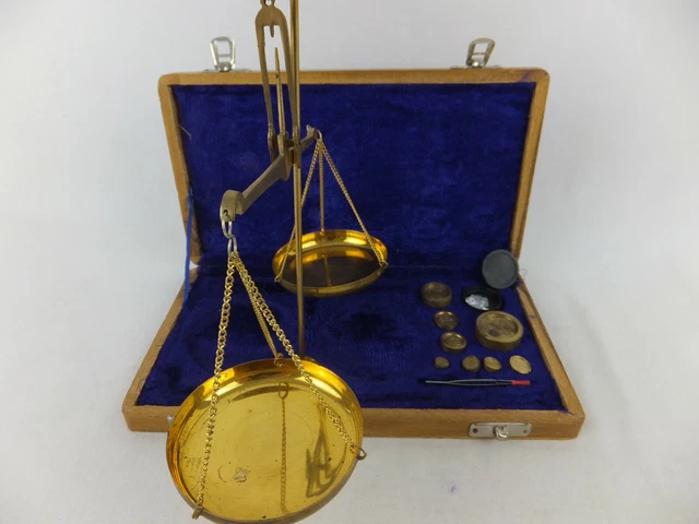Ancienne Balance De Pêche Suspendue En Laiton – Marque CHATILLON NY, Modèle IN-50, état D'origine
