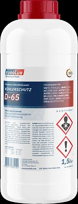 EUROLUB (835015) protezione radiatore antigelo D-65 concentrato 1,5 litri senza borato