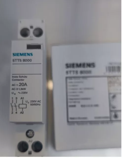 Contacteur Siemens 2NO 20A 220VAC 1M 5TT58000
