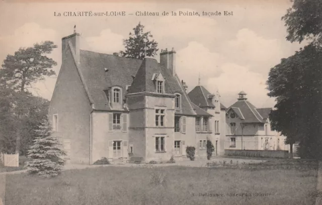CPA 58 La CHARITE sur LOIRE Chateau de la POINTE East Facade
