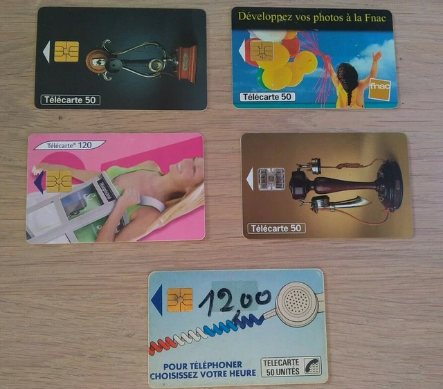 Publiphone à Carte Télécom Vintage + Lot De 180 Cartes Téléphoniques - France