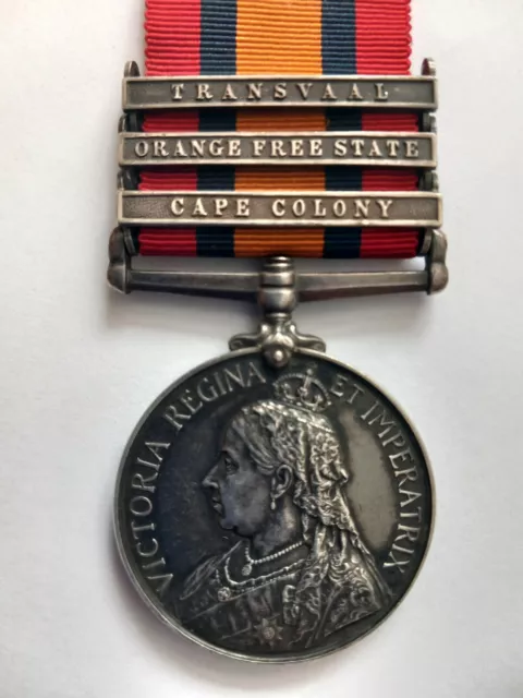 Queens South Africa medal boer war Royal Lancashire Regiment