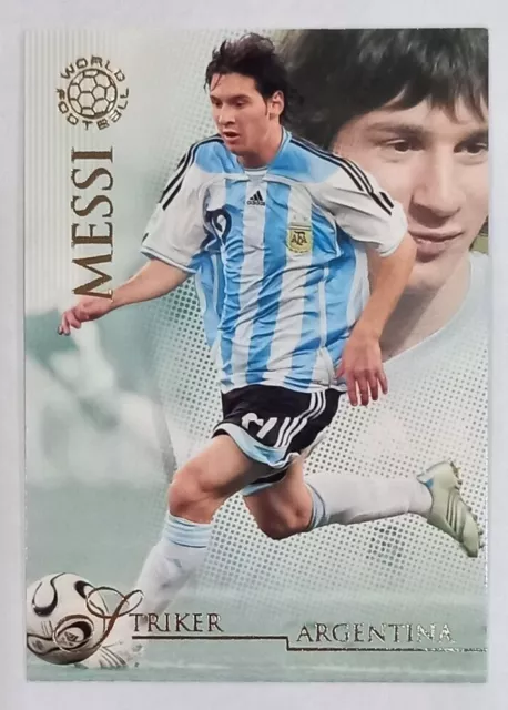 Lionel Messi Argentina - World Football 2006 Futera Unique #81 Near Mint Cond