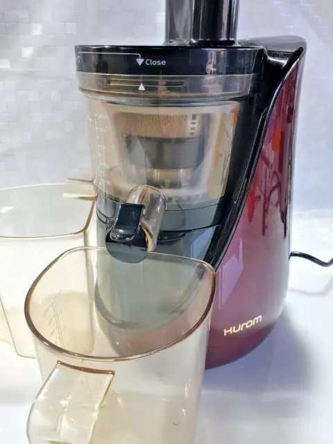 HUROM Slow Juicer HN Serie weinrot 500ml Entsafter Saftpresse