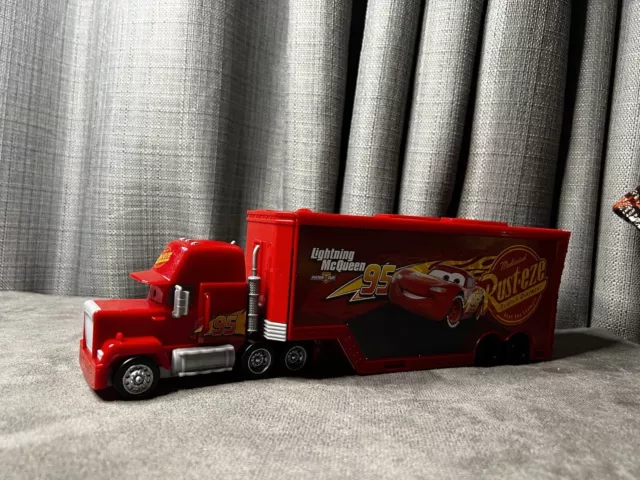 Disney Pixar Cars Lot Mack Hauler Truck & Car Kits Metal Diecast Toy Xmas  Gift