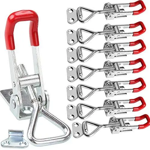 8 Pack Pull Latch Clamp Heavy Duty Toggle Clamp Latch 360lbs Capacity Adjusta...
