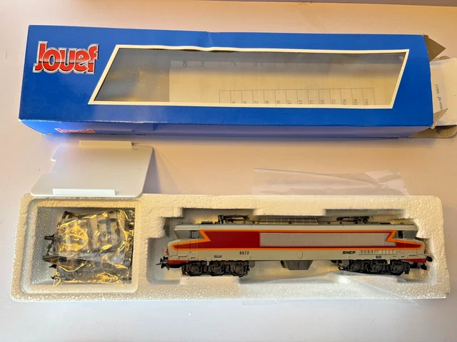 Locomotive Jouef 843900 – CC 6572 SNCF – HO – Gris Et Rouge – Occasion