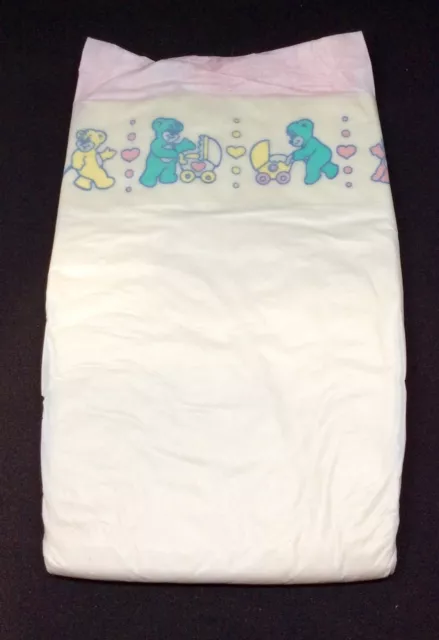 Vintage Pampers Phases Diaper for Girls Sz Mini Europe Import