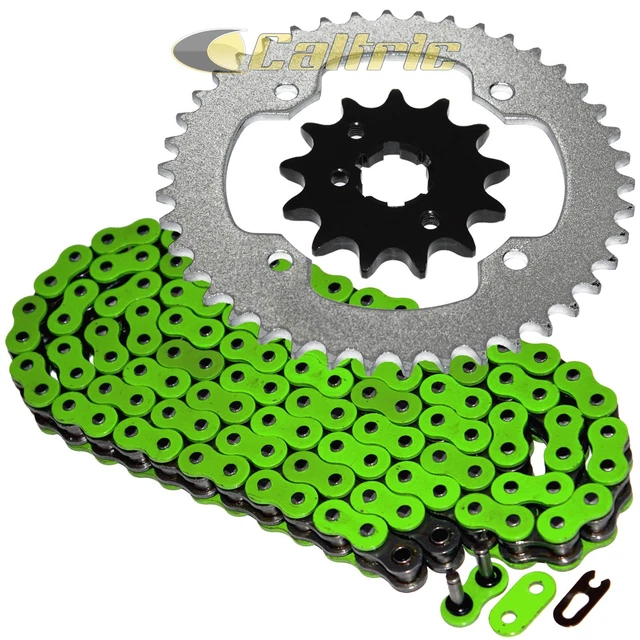 Green O-Ring Drive Chain & Sprocket Kit for Yamaha Banshee 350 YFZ350 1987 1988