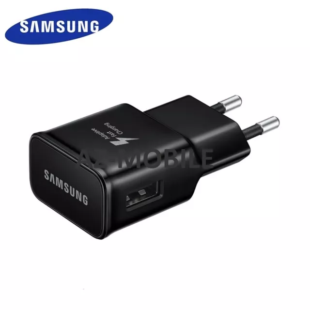 Adaptateur USB Chargeur Secteur Prise De Courant Charge Rapide Original Samsung