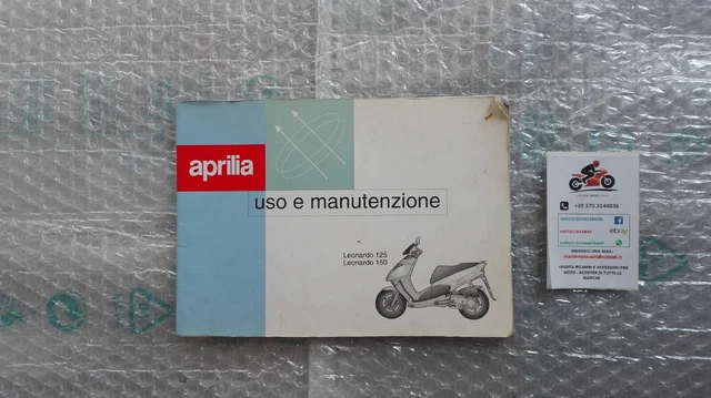 Libretto Uso Manutenzione Leonardo 125 Leonardo 150 1996- 2002