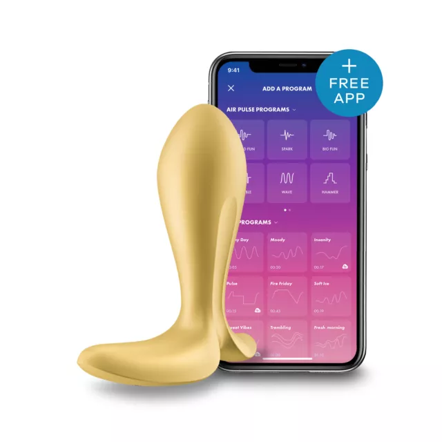 Sextoys Pour Tous Plug Anal Vibrant Connecté Intensity Plug - SATISFYER