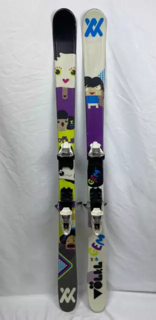 Volkl Gem Skis 148 CM Marker Free Ten Bindings Womens Girls Twin Tip Volkl Gem Skis 148 CM Marker Free Ten Bindings Womens Girls Twin Tip