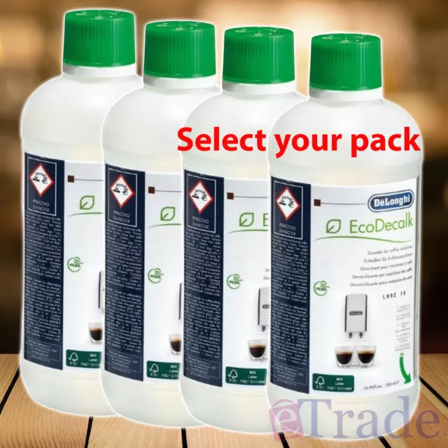 DELONGHI DESCALER CLEANER Espresso Coffee Machine in 500ml