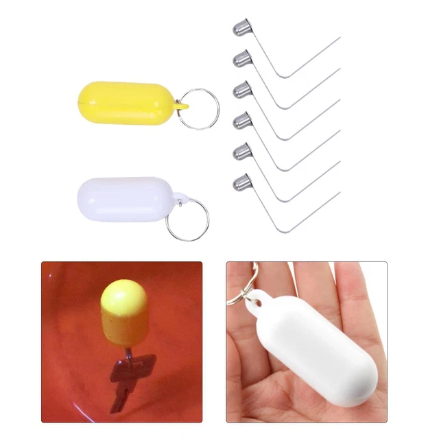 Kayak Paddle Spring Snap Button Clips Camp Camping Surf Floating Keychain
