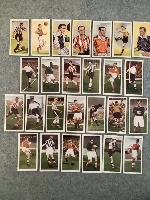 Chix Gum Card "Famous Footballers" Series 1 1953, Part Set 26/48, Series 1-48