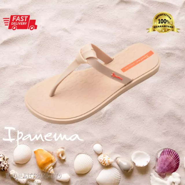 New Ladies Women Flip Flops Summer Pool Beach Sandals Toe Post Pink Ipanema