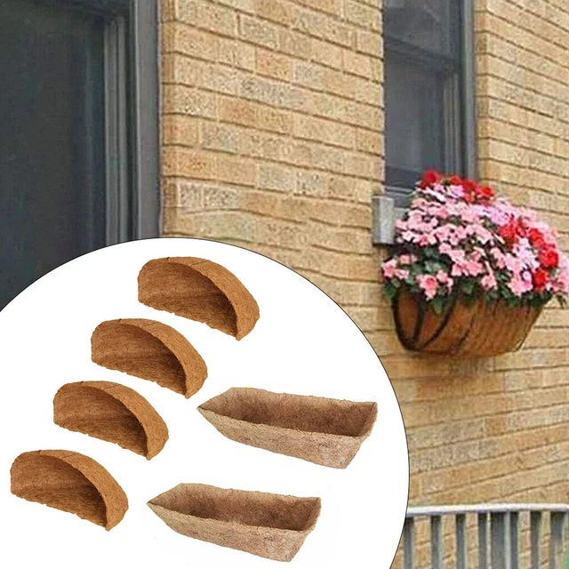 Panier De Jardin Aquatique En Coco 20x20x15cm - Pour Plantes De Bassin Et Rives
