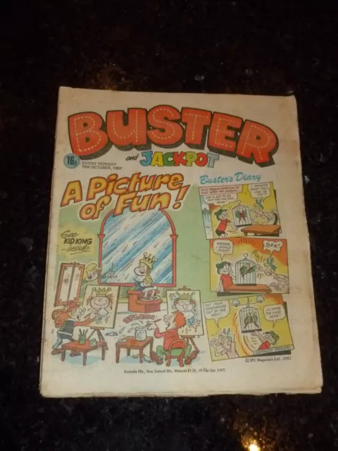 BUSTER & JACKPOT Comic - Date 16/10/1982 - UK Paper comic