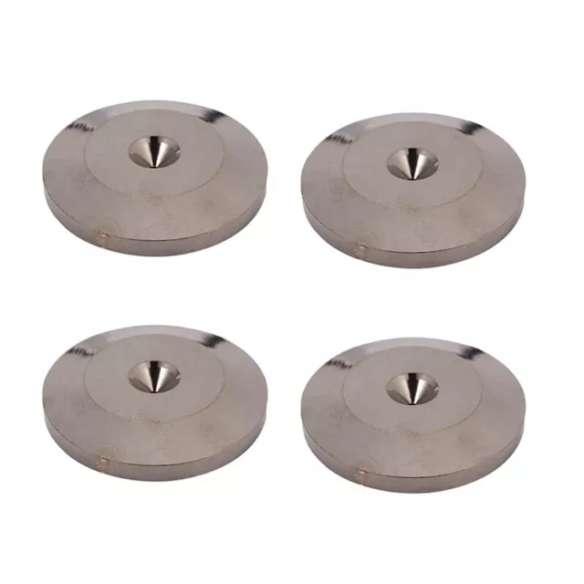 4 Pcs Speaker Pure Copper Spikes Pads HiFi Speaker Box Isolation Floor7603