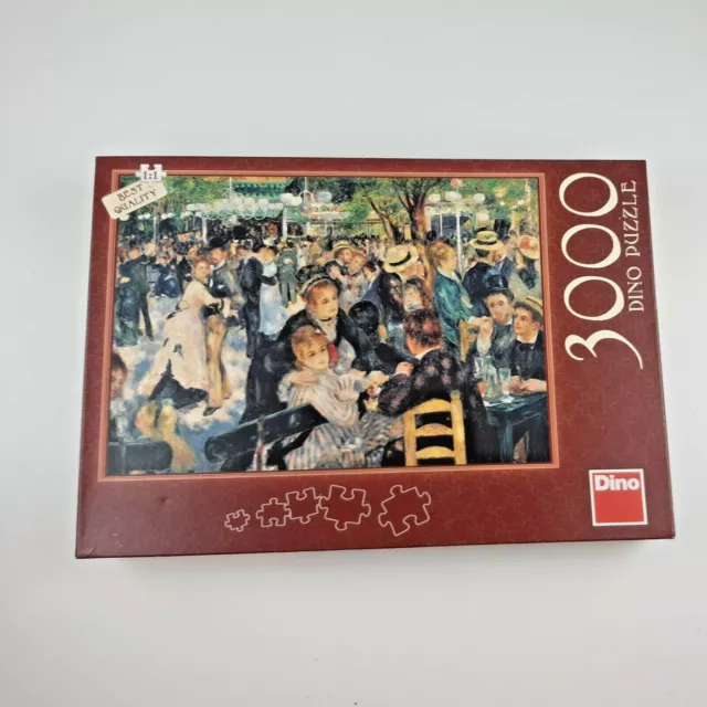 Dino 3000 Piece Jigsaw Puzzle Renoir Bal du Moulin de la Galette Art