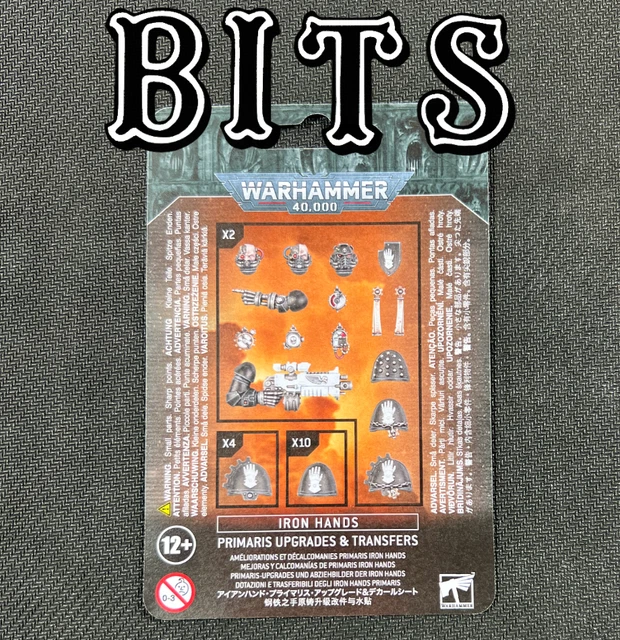 BITS IRON HANDS Primaris Upgrade Kit Space Marine Astartes Warhammer