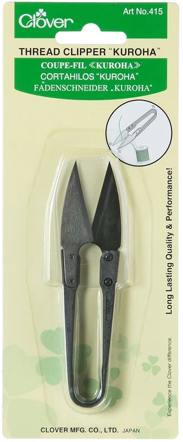 Cortadora de hilo Clover Kuroha-4,25" 415C