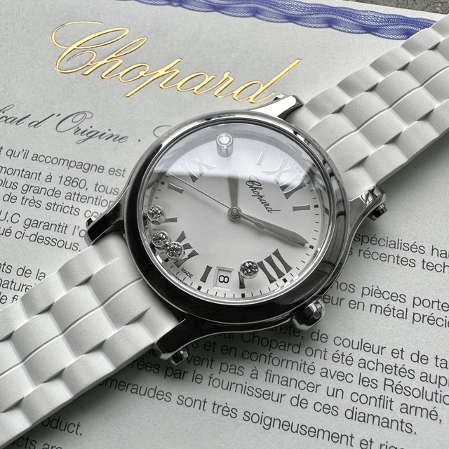 36mm Chopard Happy Sport Stainless 8582 278582 Box/ Papers - Brand New Unworn!