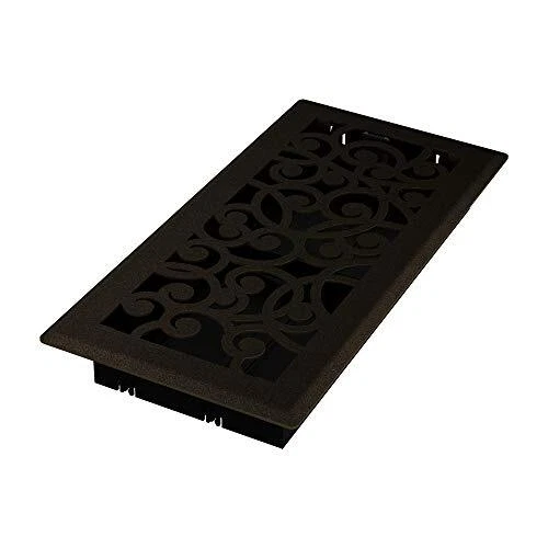 Imperial RG3355 Wonderland Decorative Floor Register, 4 x 10-Inch, Bronze Age