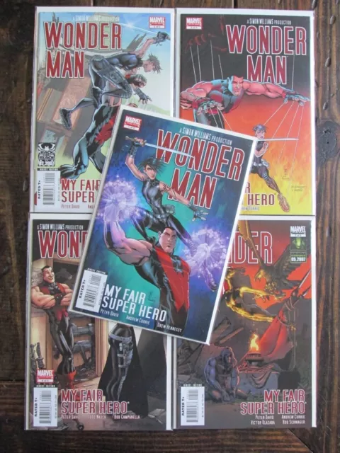 Marvel 2006 WONDER MAN Comic Book Issue # 1-5 Complete 2nd Series 1 2 3 4 5 Set