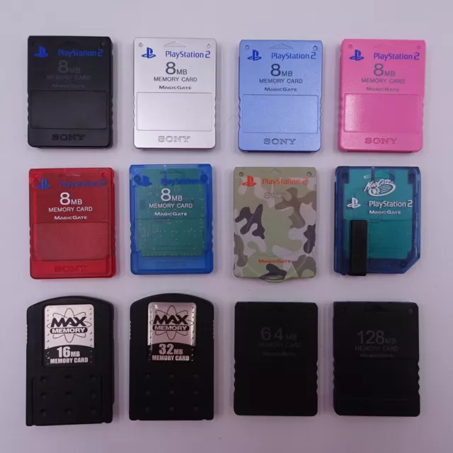 Memory Card Sony Playstation 2 PS2 Speicherkarte Diverse Karten frei wählbar