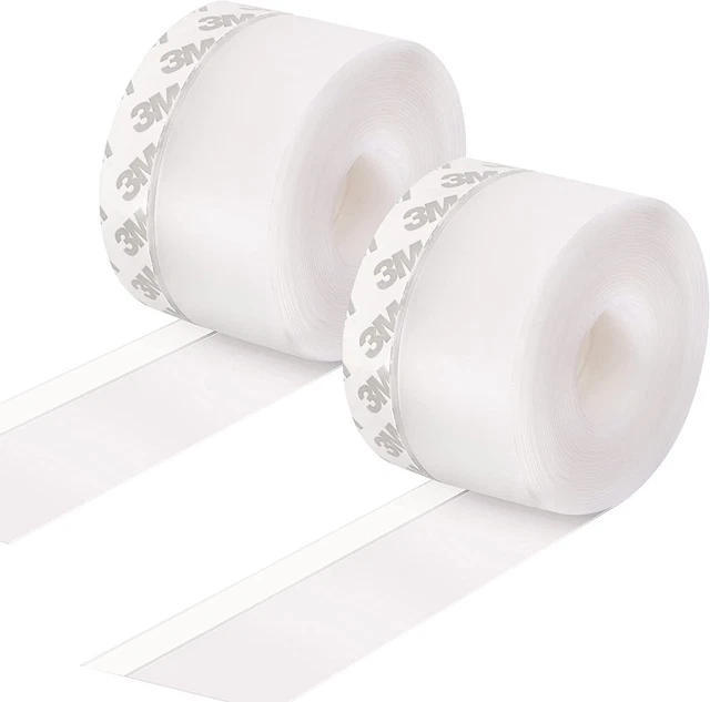 2 Rolls of  16 feet Silicone Weather and  Door Seal Strip (25 MM & 45 MM)