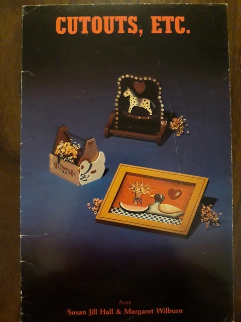 Libro de artesanía "Recortes, etc." de Susan Jill Hall - recortes y artesanías de pintura (#A9)
