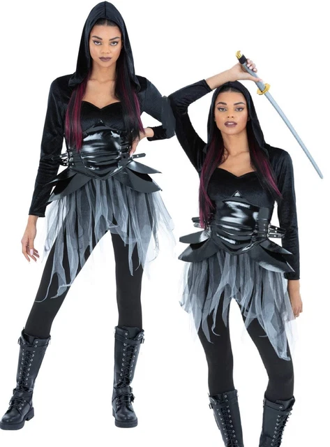 Gothic Kleid Mittelalter Style - Halloween Kostüm Damen Kurz