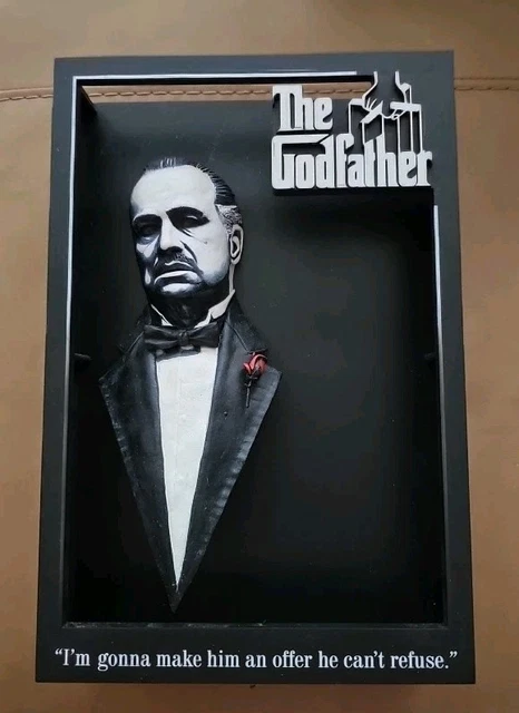 THE GODFATHER 3D Movie Poster Pop Culture Wall Art McFarlane