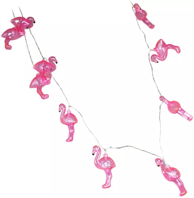 Guirlande lumineuse Flamants roses 135 cm LED Suspension FLAMINGO