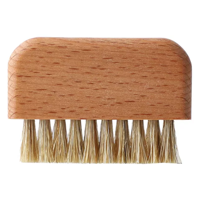 New Natural Bristle Wooden Wood Manicure Nail Cleaning Brush Scrubbing To-tz