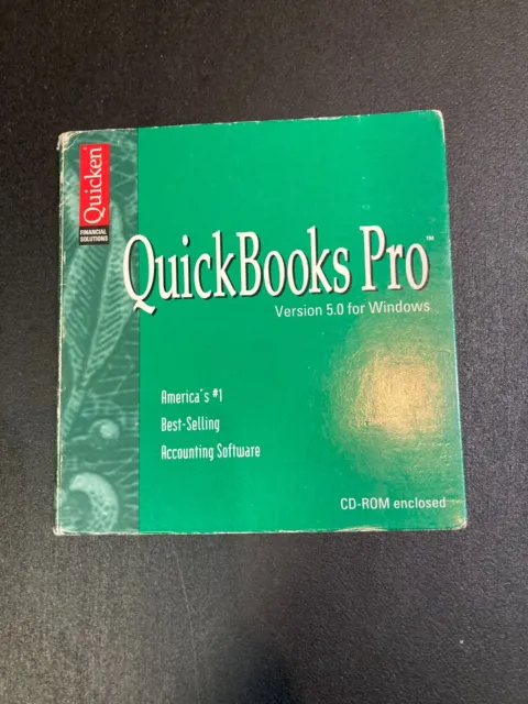 Quicken Financial Solutions-Quickbooks Pro Version 5.0 For Windows CD-ROM