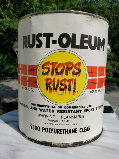 1978 New Sealed Vintage Rust-Oleum 9300 Polyurethane Clear Gallon Industrial 2