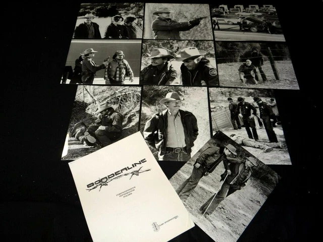 charles bronson BORDERLINE  rare photos presse cinema + dossier