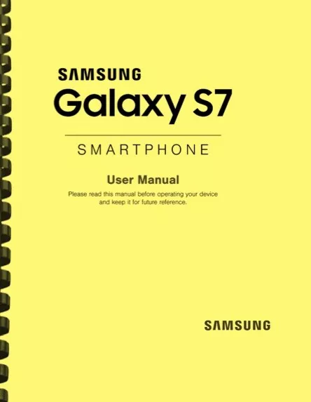 Samsung Galaxy S7 G930T T-Mobile OWNER'S USER MANUAL