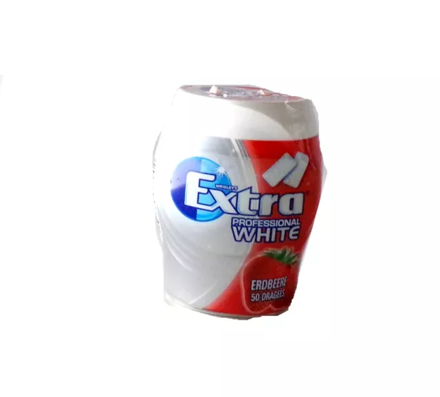 Wrigleys extra Professional White Erdbeere zuckerfrei Kaugummi 68g 6 St 50 Drage